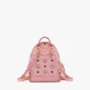 Stark Bebe Boo Rucksack mit seitlichen Nieten aus Visetos Stark Bebe Boo Rucksack mit seitlichen Nieten aus Visetos