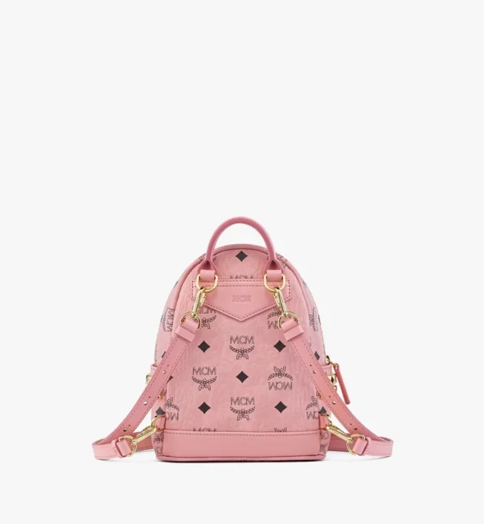 Stark Bebe Boo Rucksack mit seitlichen Nieten aus Visetos Stark Bebe Boo Rucksack mit seitlichen Nieten aus Visetos