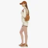 Stark Bebe Boo Rucksack mit seitlichen Nieten aus Visetos Stark Bebe Boo Rucksack mit seitlichen Nieten aus Visetos
