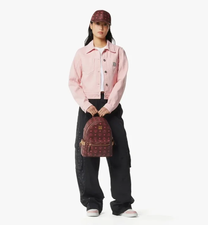 Stark Side Studs Rucksack aus Visetos Stark Side Studs Rucksack aus Visetos