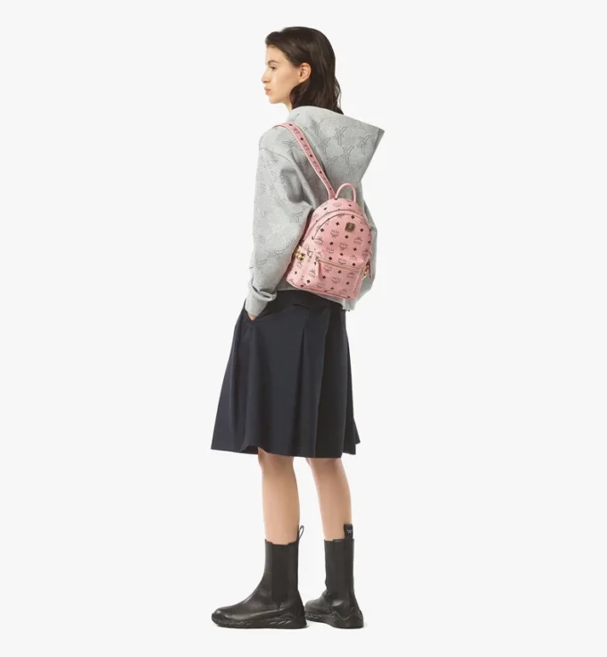 Stark Side Studs Rucksack aus Visetos Stark Side Studs Rucksack aus Visetos