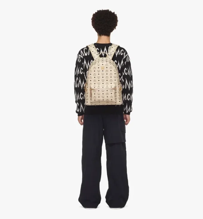 Stark Side Studs Rucksack aus Visetos Stark Side Studs Rucksack aus Visetos
