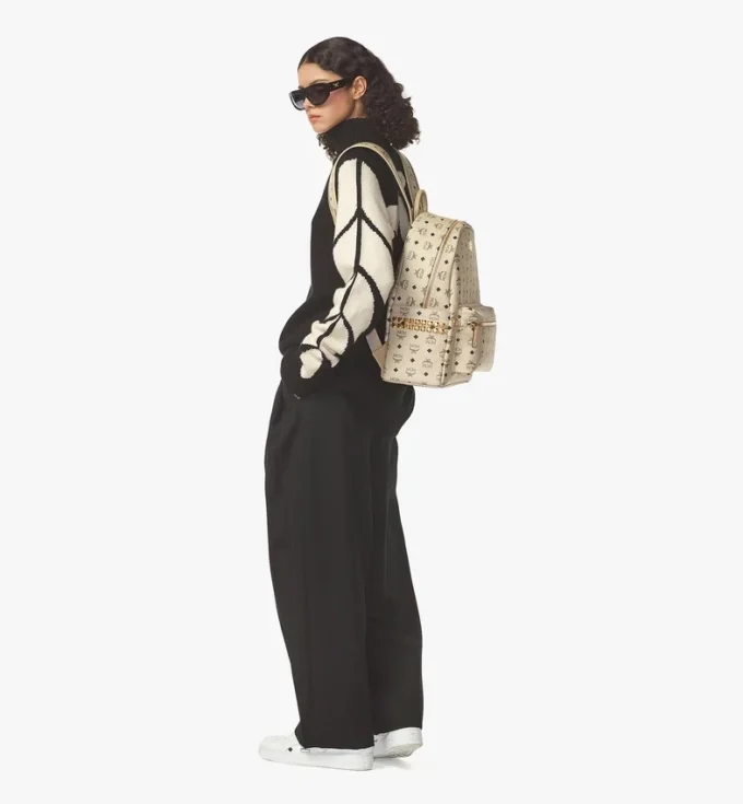Stark Side Studs Rucksack aus Visetos