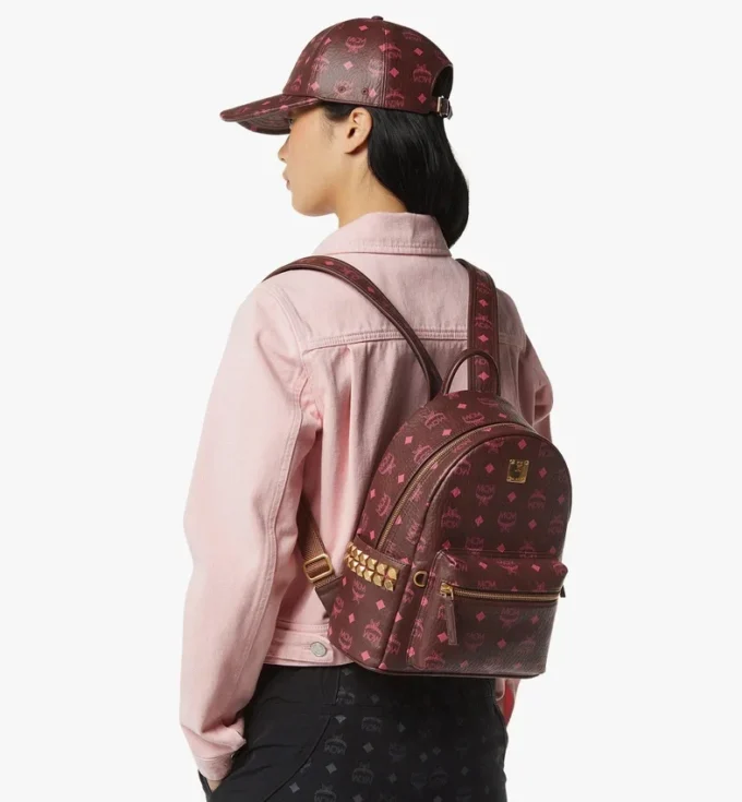 Stark Side Studs Rucksack aus Visetos Stark Side Studs Rucksack aus Visetos