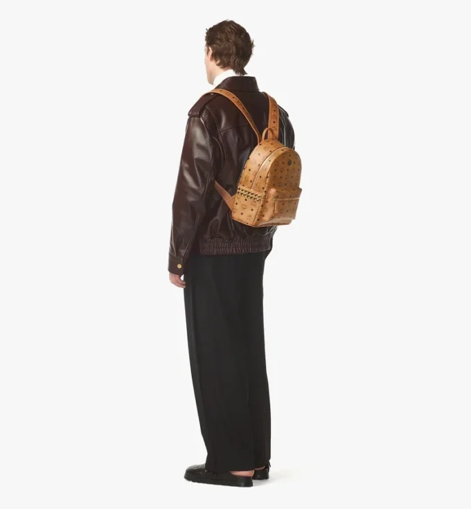Stark Side Studs Rucksack aus Visetos Stark Side Studs Rucksack aus Visetos