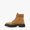 Stiefel aus Nubukleder und Leder mit Monogram-Print Stiefel aus Nubukleder und Leder mit Monogram-Print