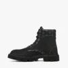 Stiefel aus Nubukleder und Leder mit Monogram-Print Stiefel aus Nubukleder und Leder mit Monogram-Print