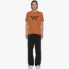 T-Shirt mit Lorbeer-Logo-Print aus Bio-Baumwolle T-Shirt mit Lorbeer-Logo-Print aus Bio-Baumwolle