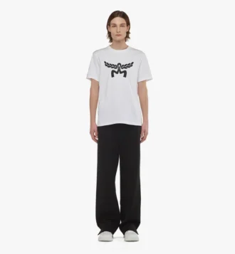 T-Shirt mit Lorbeer-Logo-Print aus Bio-Baumwolle