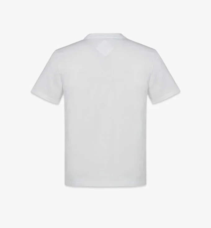 T-Shirt mit Lorbeer-Logo-Print aus Bio-Baumwolle