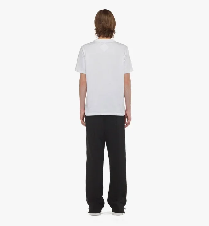 T-Shirt mit Lorbeer-Logo-Print aus Bio-Baumwolle