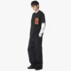 T-Shirt mit Monogramm-Aufnäher-Tasche aus Bio-Baumwolle T-Shirt mit Monogramm-Aufnäher-Tasche aus Bio-Baumwolle