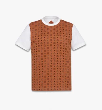 T-Shirt mit Monogramm-Print aus Bio-Baumwolle