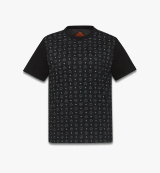 T-Shirt mit Monogramm-Print aus Bio-Baumwolle
