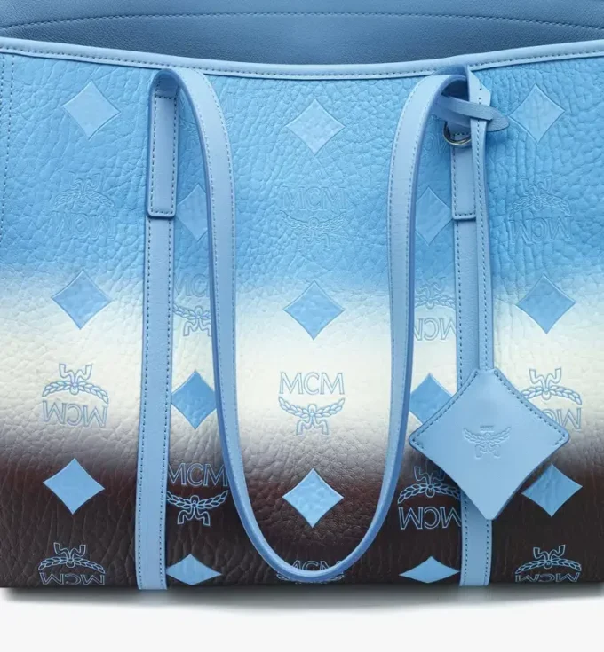 Toni Shopper mit Reißverschluss oben in Visetos mit Farbverlauf Toni Shopper mit Reißverschluss oben in Visetos mit Farbverlauf
