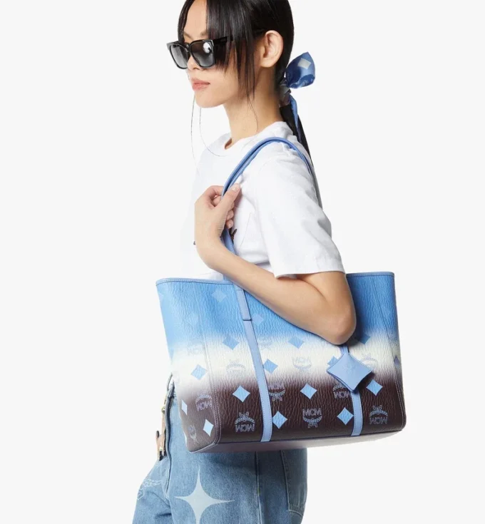Toni Shopper mit Reißverschluss oben in Visetos mit Farbverlauf Toni Shopper mit Reißverschluss oben in Visetos mit Farbverlauf