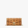 Tracy Crossbody-Geldbörse aus Visetos Tracy Crossbody-Geldbörse aus Visetos