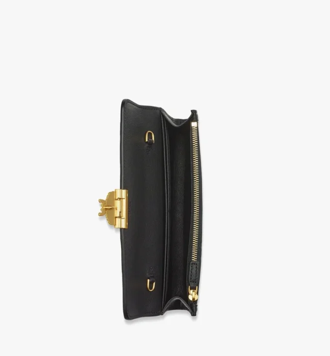 Tracy-Kettenbrieftasche aus geprägtem Monogramm-Leder Tracy-Kettenbrieftasche aus geprägtem Monogramm-Leder