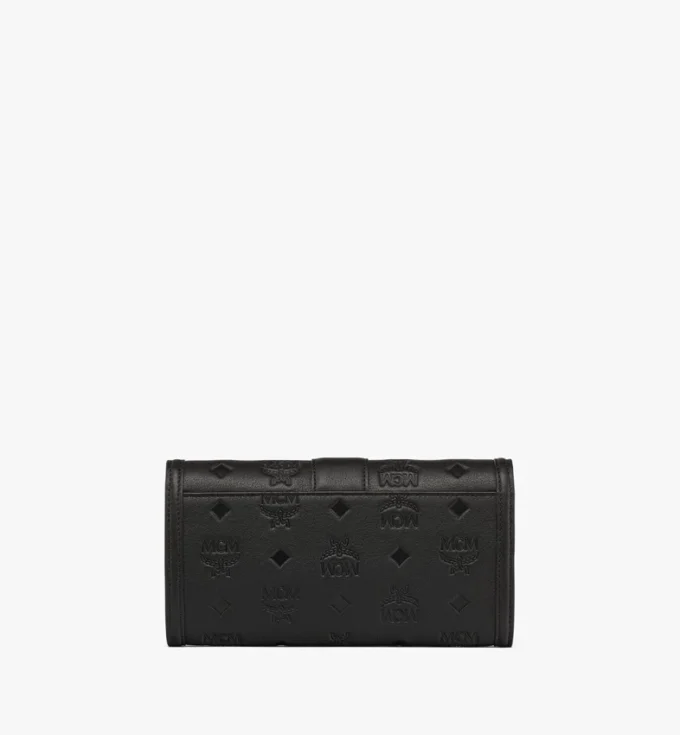 Tracy-Kettenbrieftasche aus geprägtem Monogramm-Leder Tracy-Kettenbrieftasche aus geprägtem Monogramm-Leder