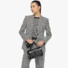 Travia gesteppte Umhängetasche aus Crushed-Leder Travia gesteppte Umhängetasche aus Crushed-Leder