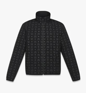 Wendbare Windjacke mit Monogramm-Print aus Econyl®