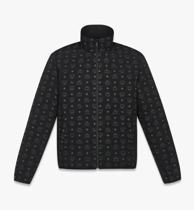 Wendbare Windjacke mit Monogramm-Print aus Econyl® Wendbare Windjacke mit Monogramm-Print aus Econyl®