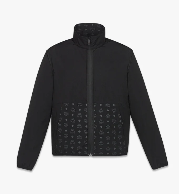 Wendbare Windjacke mit Monogramm-Print aus Econyl® Wendbare Windjacke mit Monogramm-Print aus Econyl®