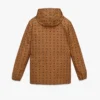 Windjacke mit Kapuze und Monogramm-Print aus recyceltem Nylon Windjacke mit Kapuze und Monogramm-Print aus recyceltem Nylon