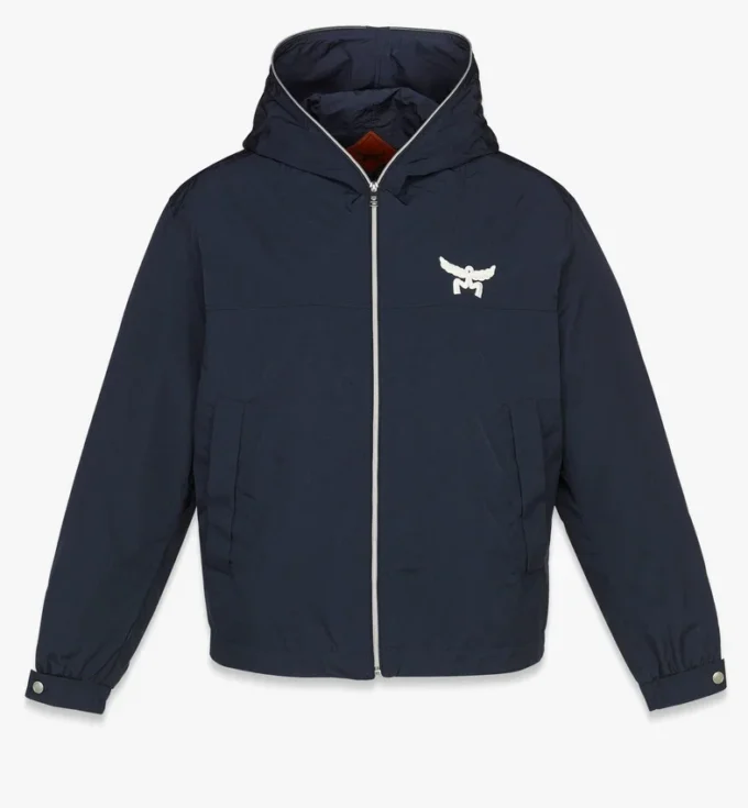 Windjacke mit Laurel-Logo aus Econyl® Windjacke mit Laurel-Logo aus Econyl®