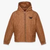 Windjacke mit Monogramm-Print aus Econyl® Windjacke mit Monogramm-Print aus Econyl®