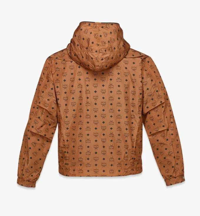 Windjacke mit Monogramm-Print aus Econyl® Windjacke mit Monogramm-Print aus Econyl®