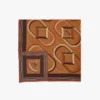 Wollschal mit Rauten-Monogramm Wollschal mit Rauten-Monogramm
