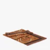 Wollschal mit Rauten-Monogramm Wollschal mit Rauten-Monogramm