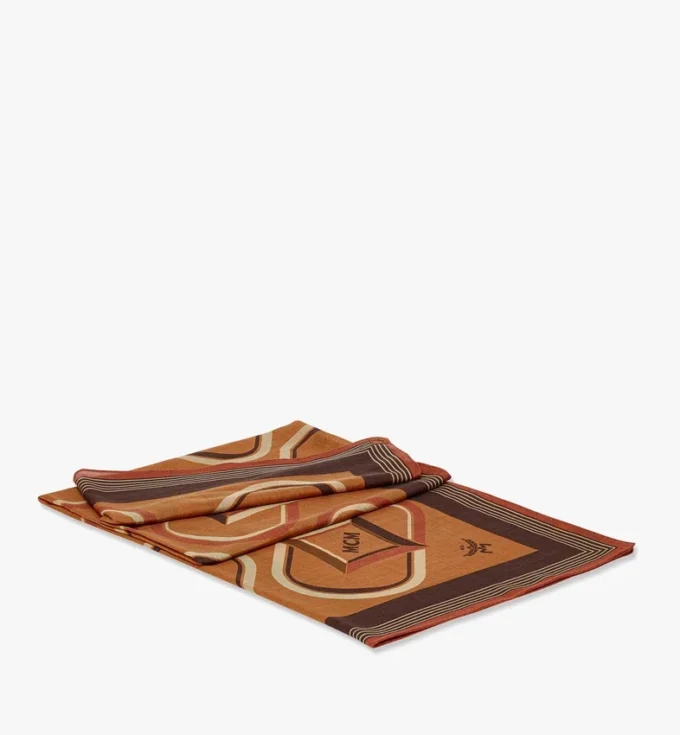 Wollschal mit Rauten-Monogramm Wollschal mit Rauten-Monogramm